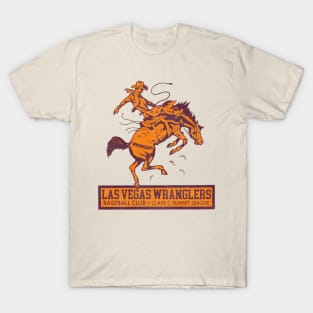 Defunct Las Vegas Wranglers Baseball Team T-Shirt